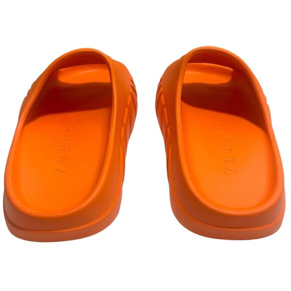 YoungLA Men's Slides Cloud 9 Sandals, Slip-on, Orange, Size 12, 2023 Collection - Picture 5 of 8